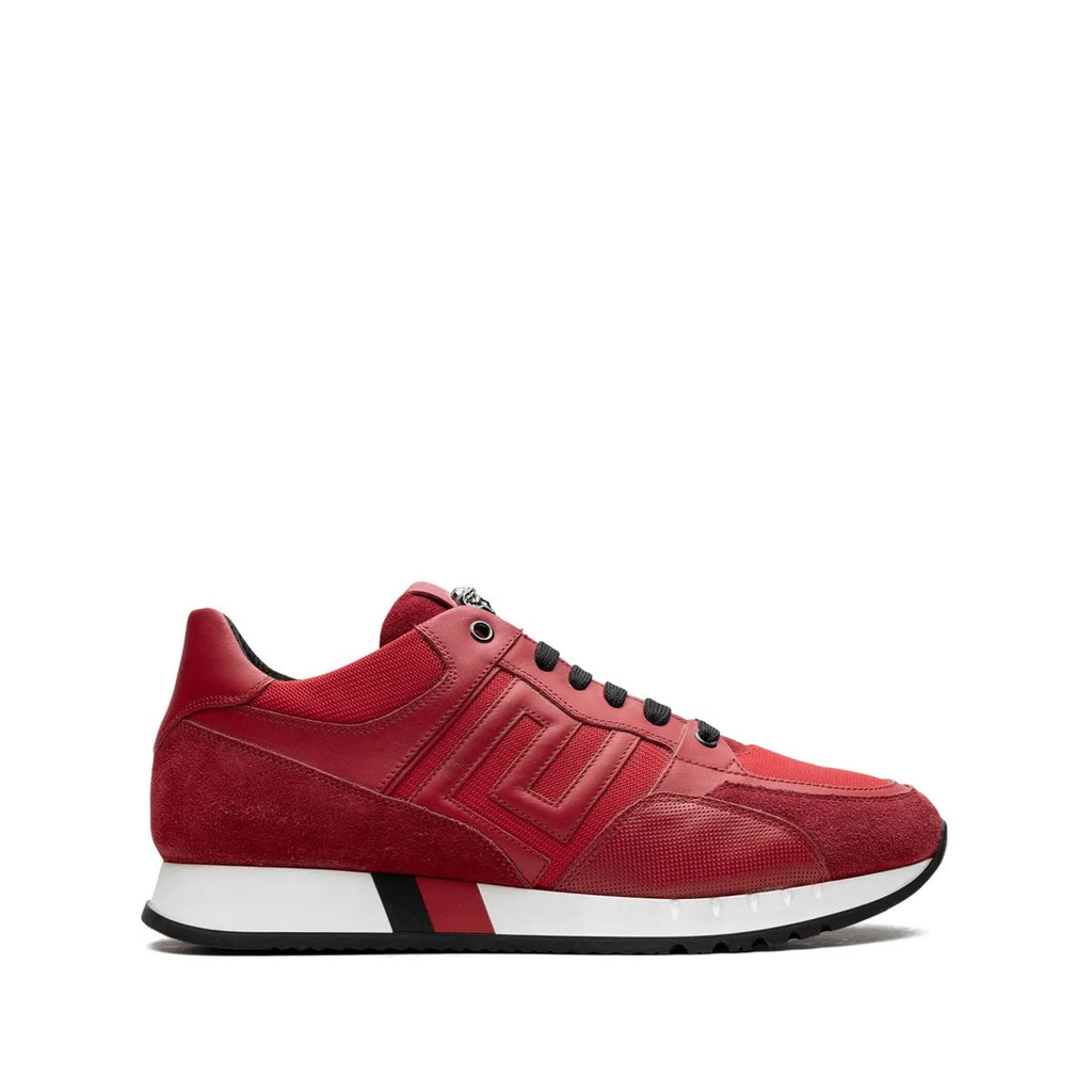 VERSACE GREEK KEY BAROQUE SNEAKERS RED
