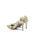 VERSACE PRINTED PUMPS MULTICOLOR