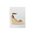 VERSACE MEDUSA ESPADRILLE PLATFORM SANDALS NATURAL