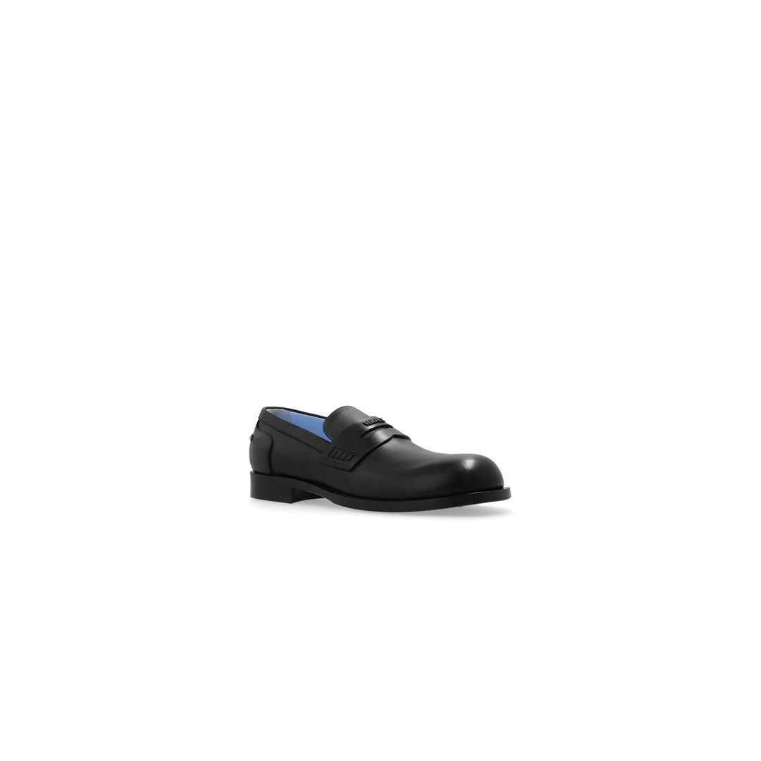 VERSACE GUANTO LOAFERS SHOES BLACK