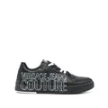 VERSACE JEANS COUTURE LOGO CHUNKY LOW-TOP SNEAKERS BLACK