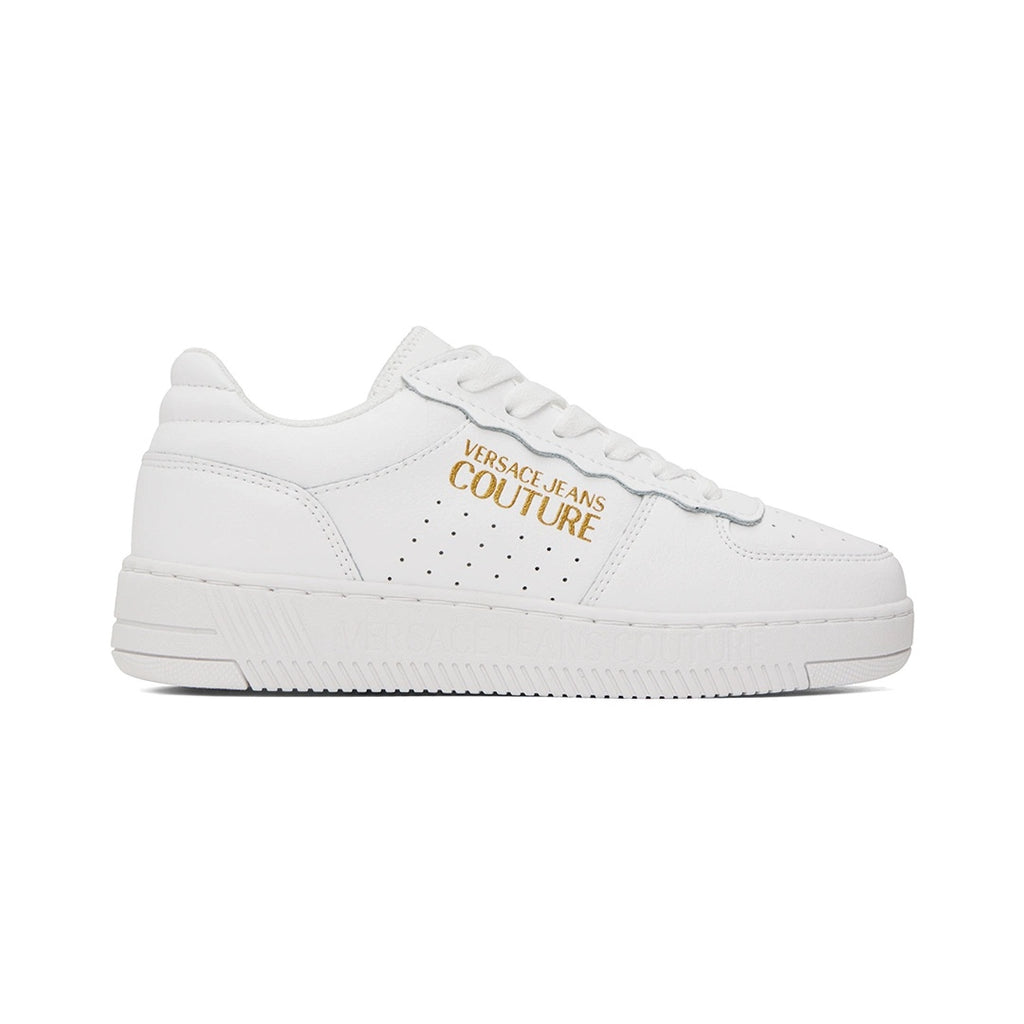 VERSACE JEANS COUTURE LEATHER MEYSSA SNEAKERS WHITE