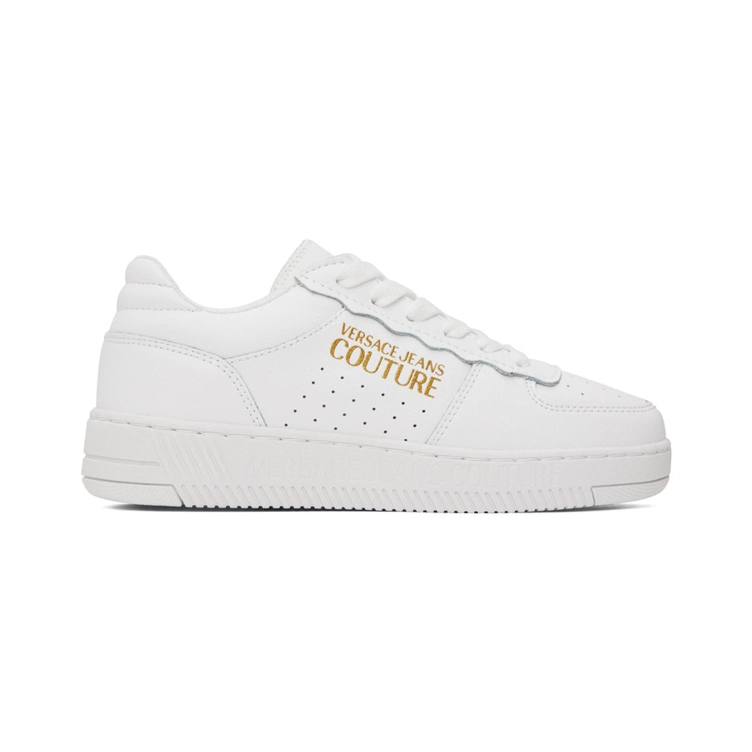 VERSACE JEANS COUTURE LEATHER MEYSSA SNEAKERS WHITE
