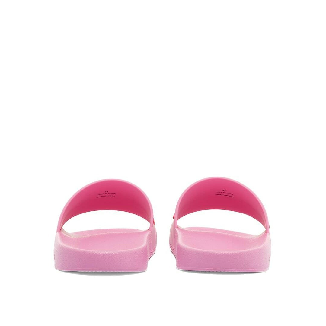 BURBERRY FURLEY LOGO SLIDE SANDALS CANDY PINK