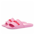 BURBERRY FURLEY LOGO SLIDE SANDALS CANDY PINK