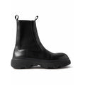 BURBERRY LEATHER STRIDE EDEN CHELSEA BOOTS BLACK