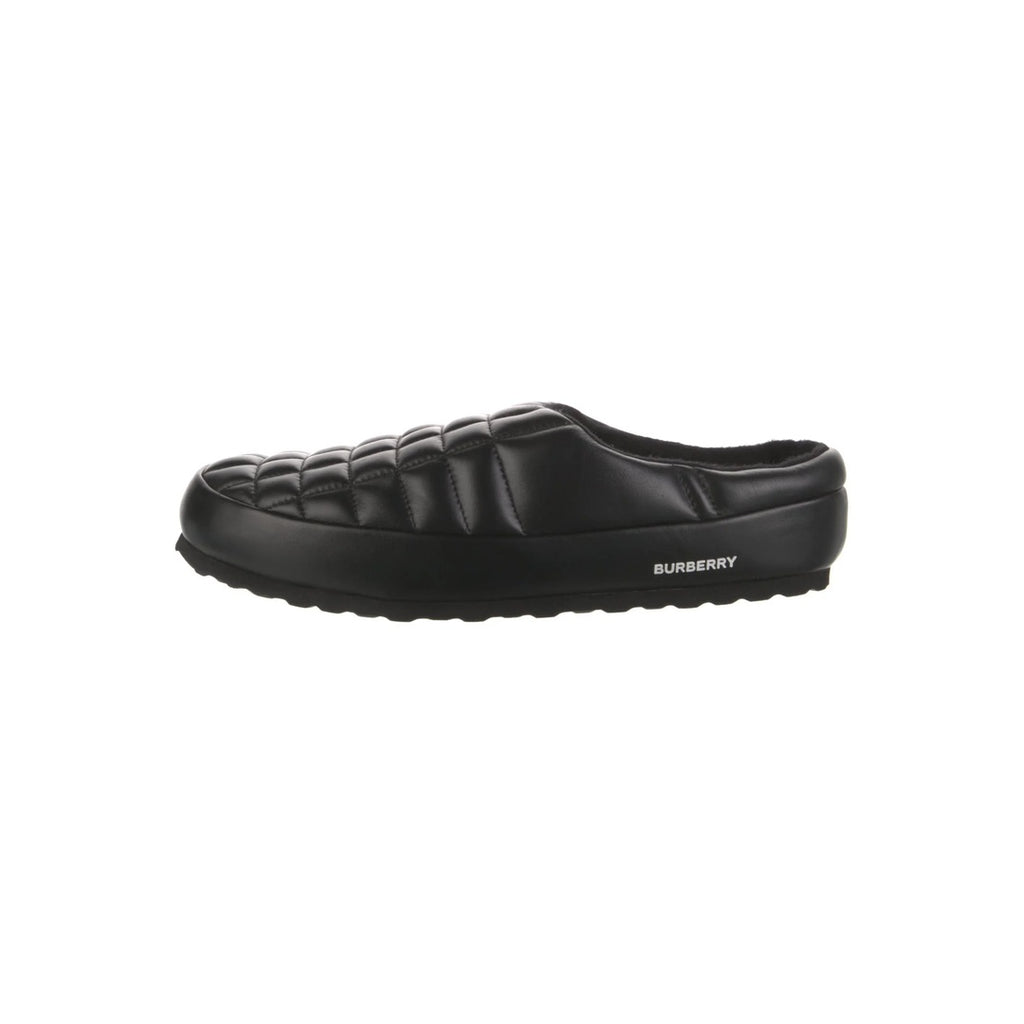 BURBERRY PILLOW SLIPPERS BLACK