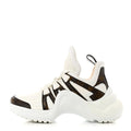 LOUIS VUITTON PATENT MONOGRAM LV ARCHLIGHT SNEAKER WHITE