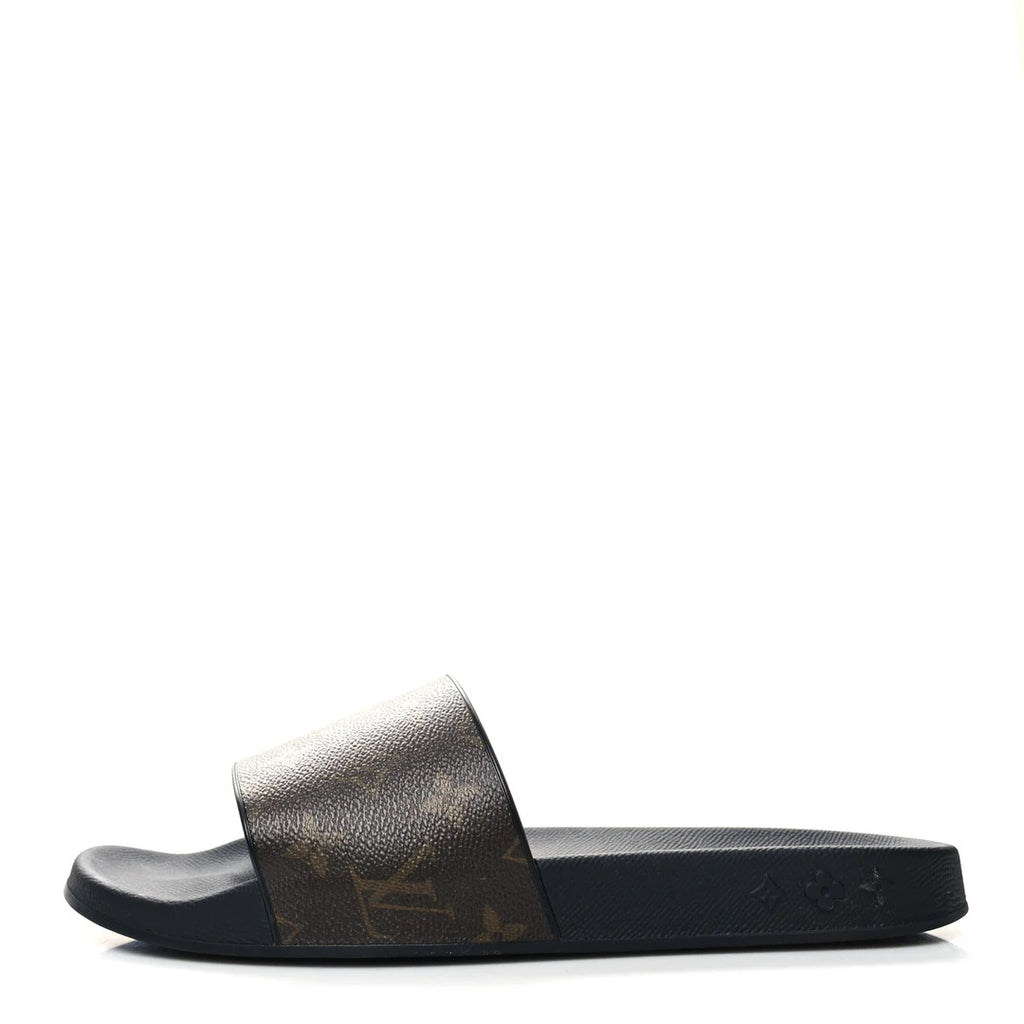 Louis Vuitton Monogram Sunbath Slide Sandal Brown