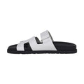 HERMÈS HERMES CALFSKIN CHYPRE SANDAL WHITE