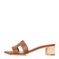 HERMÈS HERMES CALFSKIN OASIS SANDAL GOLD