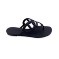 HERMÈS HERMES RUBBER EGERIE SANDAL BLACK