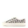 CHRISTIAN DIOR CANVAS OBLIQUE WALK'N'DIOR LOW TOP SNEAKER GREY STONE