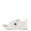 CHRISTIAN DIOR CALFSKIN DIOR STAR LOW TOP SNEAKER BLACK