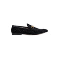 GUCCI VELVET GG MONOGRAM HORSEBIT JORDAAN LOAFERS BLUE BEIGE