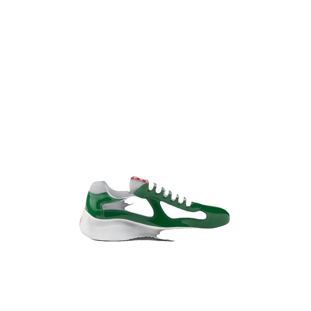 PRADA AMERICA'S CUP MESH SNEAKERS APPLE GREEN