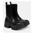 BALENCIAGA BULLDOZER LACE UP BOOTS BLACK