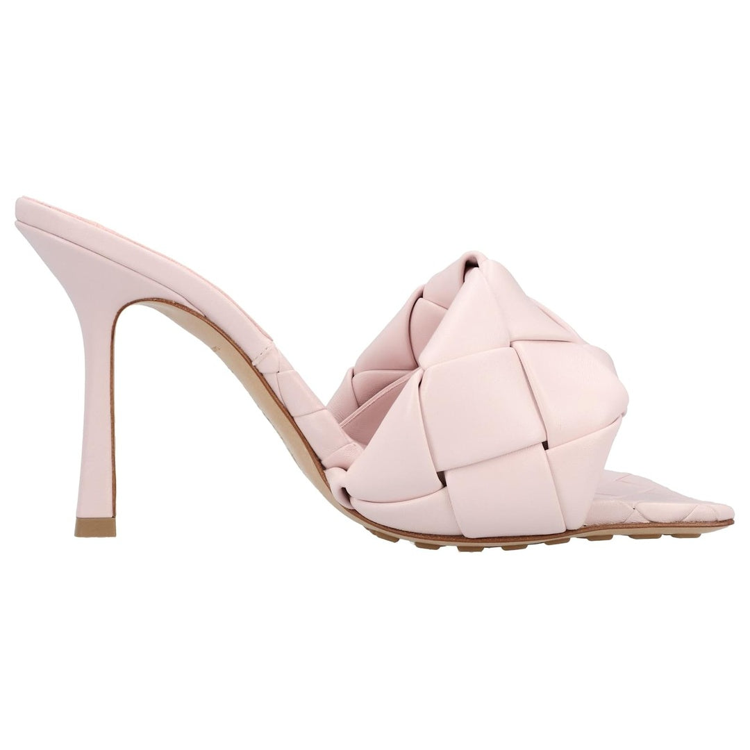 BOTTEGA VENETA LIDO MULE SANDALS BLOSSOM PINK