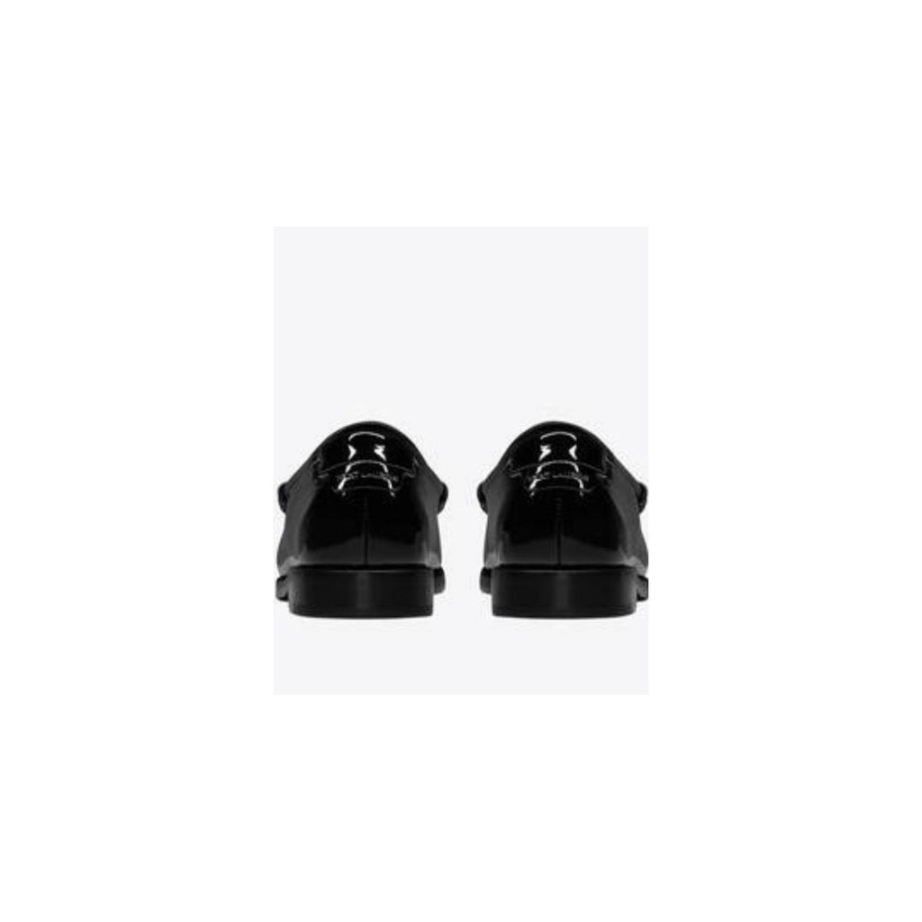 SAINT LAURENT LE LOAFER SOFT PATENT LEATHER LOAFERS BLACK