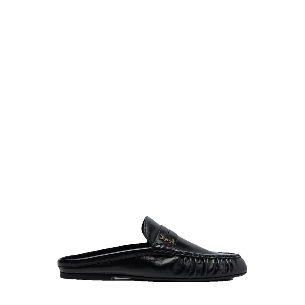 SAINT LAURENT RENEE MULES BLACK
