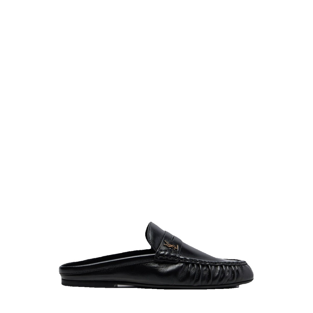 SAINT LAURENT RENEE MULES BLACK