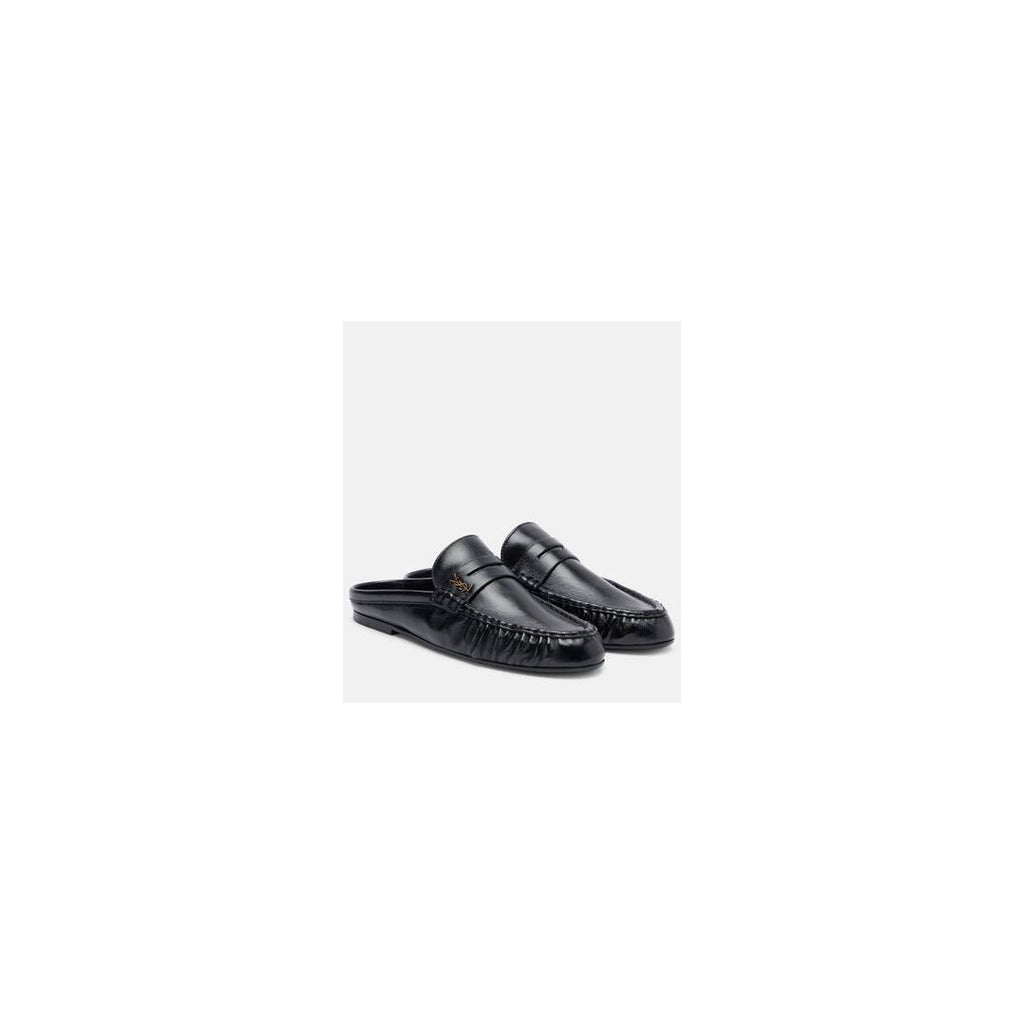 SAINT LAURENT RENEE MULES BLACK