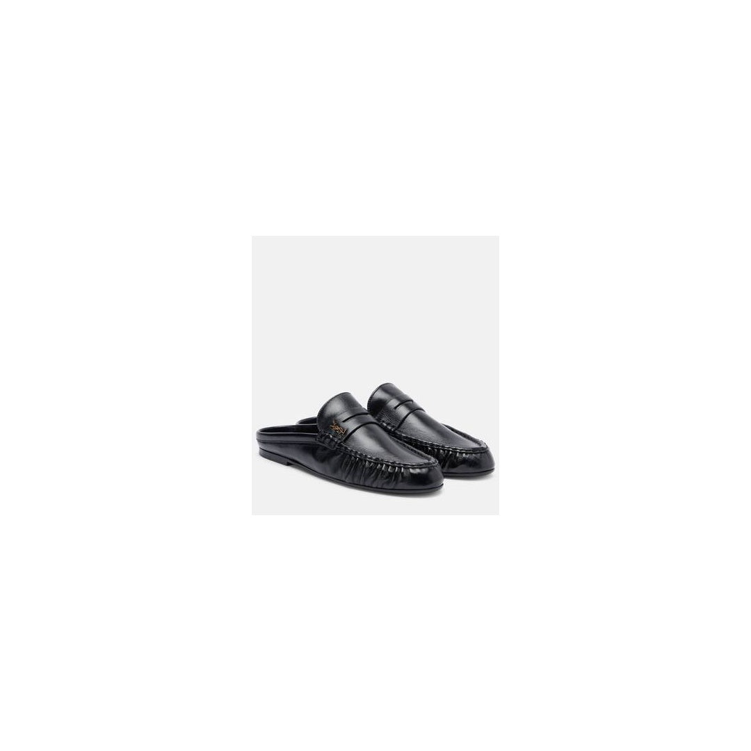 SAINT LAURENT RENEE MULES BLACK
