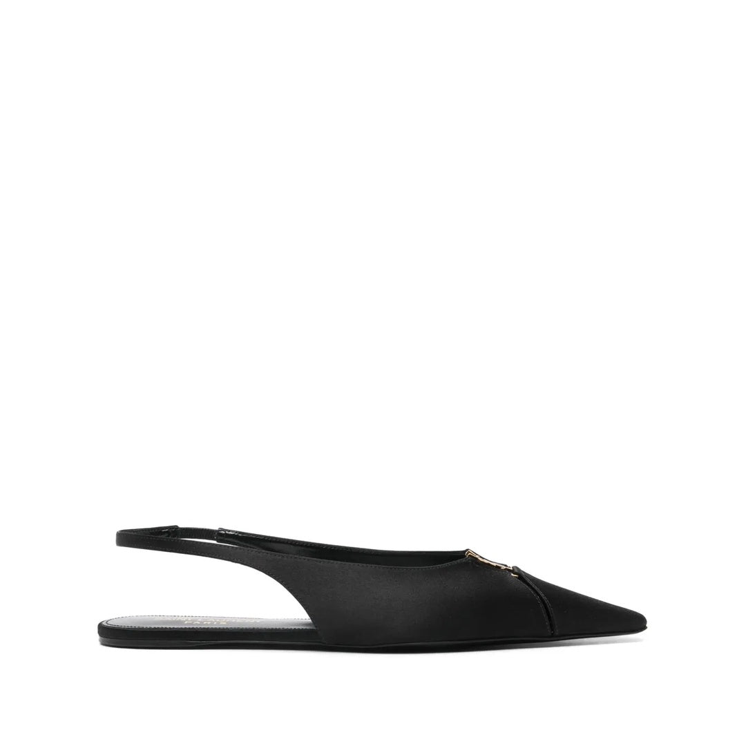 SAINT LAURENT BABYLONE BRETEUIL SLINGBACK PUMPS LEOPARD