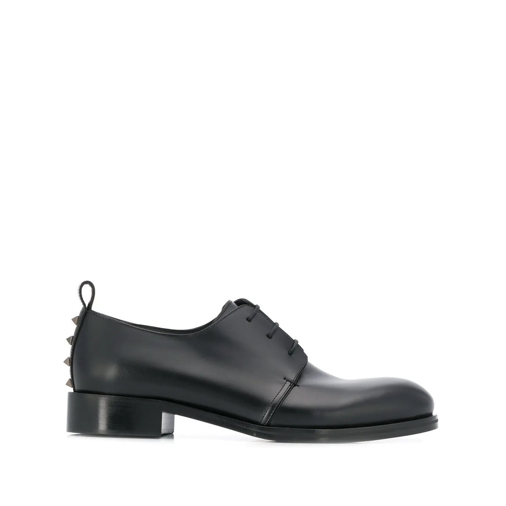 VALENTINO GARAVANI ROCKSTUD COURT SHOES BLACK