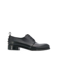 VALENTINO GARAVANI ROCKSTUD COURT SHOES BLACK
