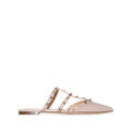 VALENTINO GARAVANI ROCKSTUD PATENT LEATHER SLINGBACK FUCHSIA