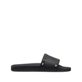 VALENTINO GARAVANI ROCKSTUD SLIDE SANDAL EBONY BLACK