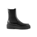 VALENTINO GARAVANI ROCKSTUD LEATHER CHELSEA BOOTS BLACK