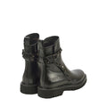 VALENTINO GARAVANI ROCKSTUD BIKER ANKLE BOOT BLACK