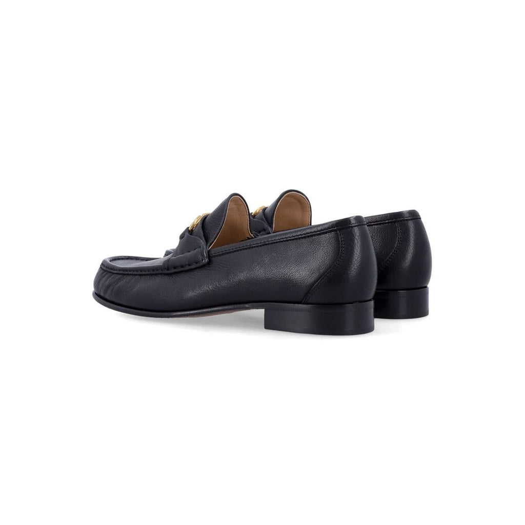VALENTINO GARAVANI VLOGO SIGNATURE BUFFALO LOAFER BLACK