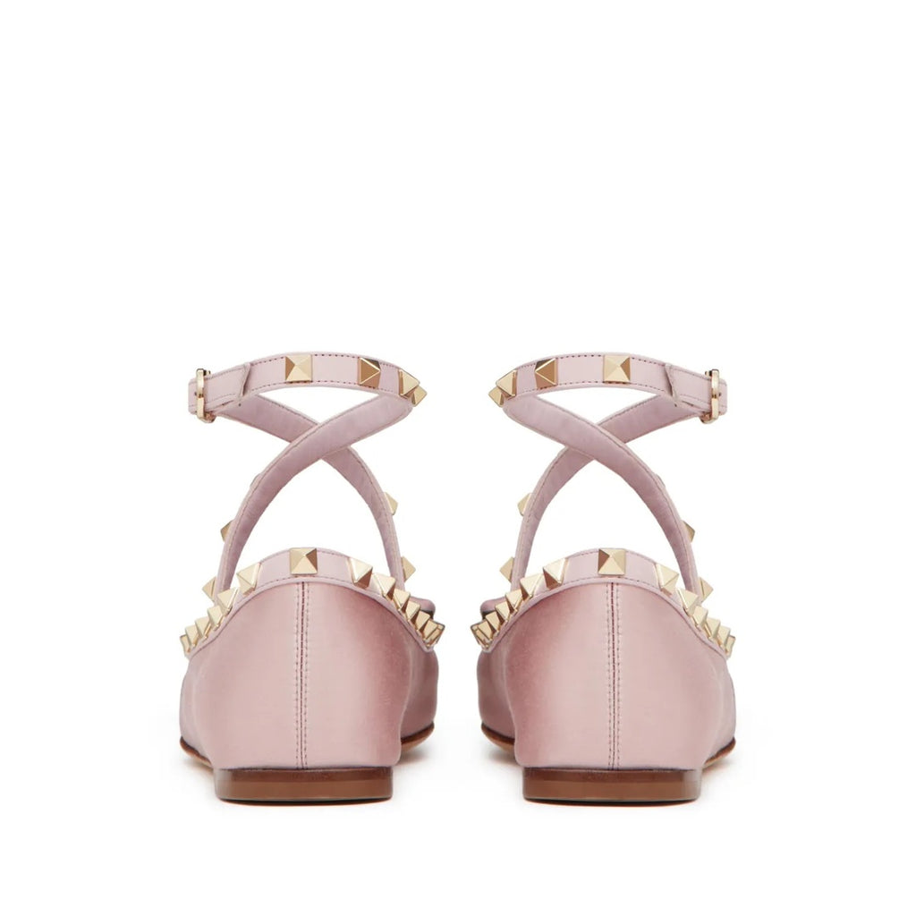 VALENTINO GARAVANI ONDETTE RUBBER BALLERINA PINK