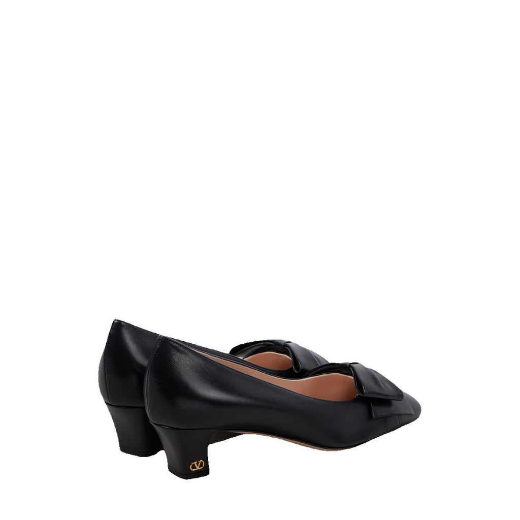 VALENTINO GARAVANI BOWOW BALLERINAS BLACK