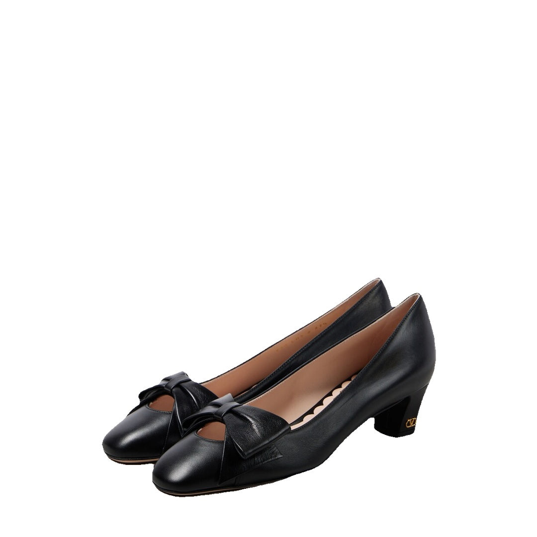 VALENTINO GARAVANI BOWOW BALLERINAS BLACK