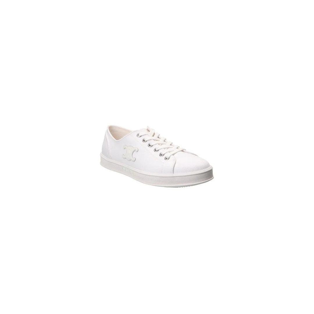CELINE TRIOMPHE CANVAS SNEAKERS WHITE