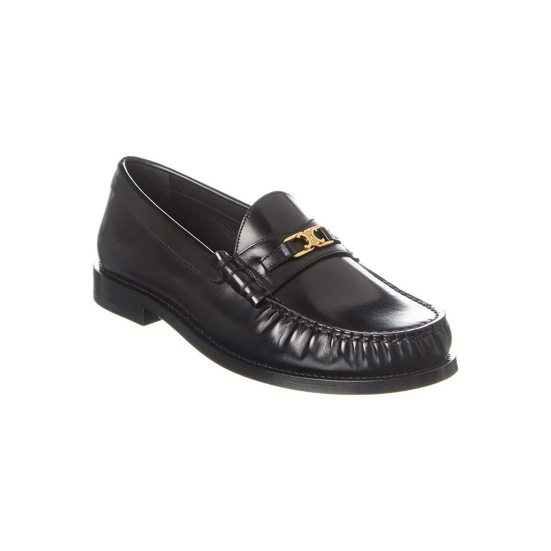 CELINE MOCCASIN TRIOMPHE LUCO BLACK