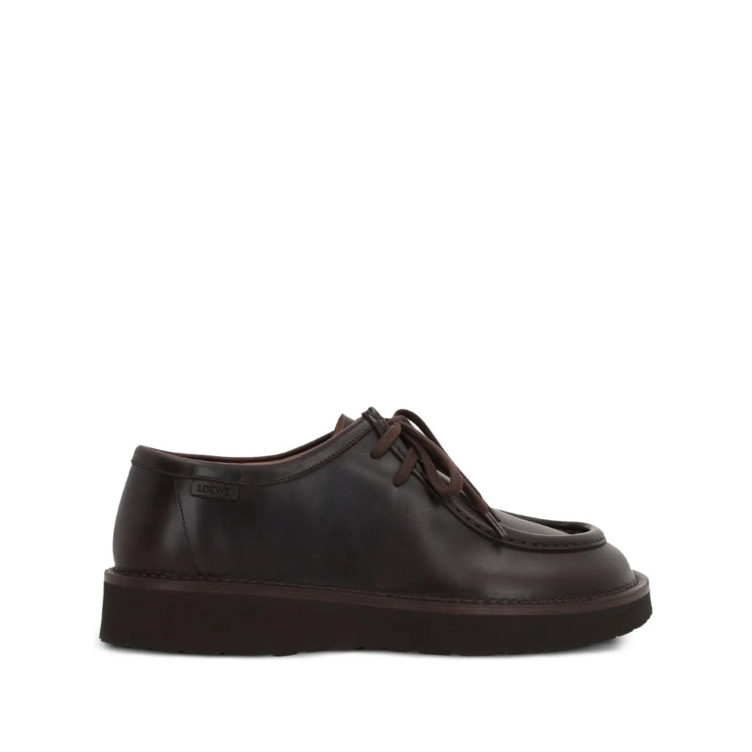 LOEWE EDGE LOAFER MULE BROWN