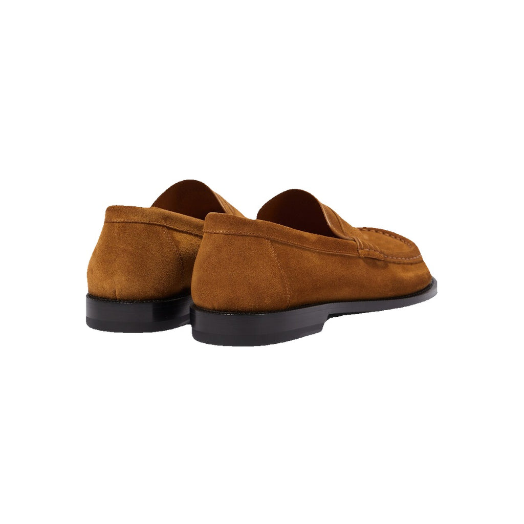 LOEWE EDGE LOAFER MULE BROWN