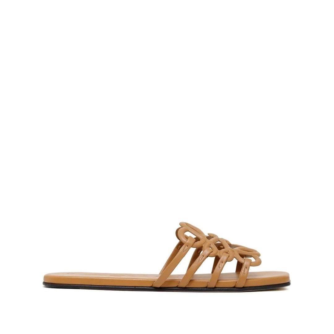 LOEWE PETAL ANAGRAM SLIDE NUDE