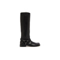 LOEWE CAMPO BIKER BOOTS BLACK