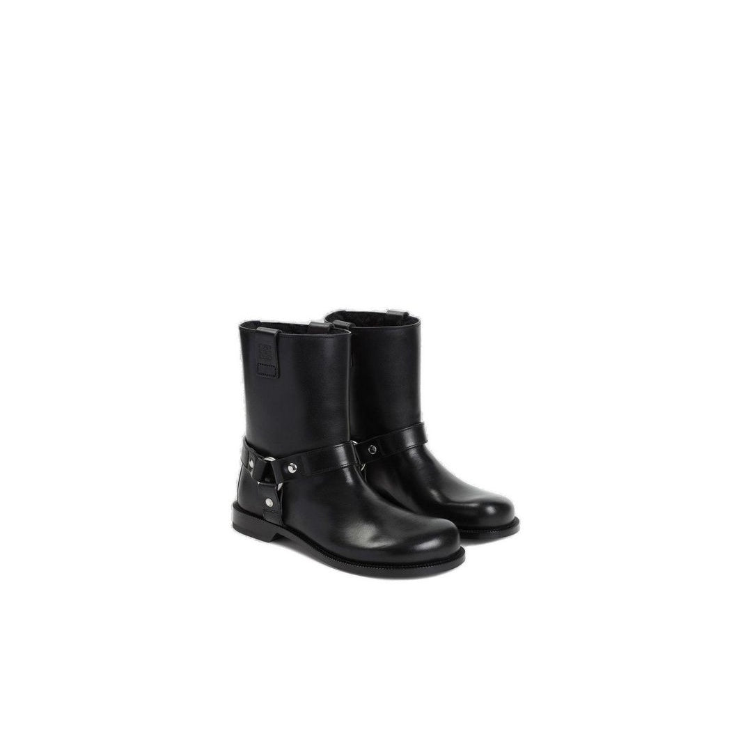 LOEWE CAMPO BIKER BOOTS BLACK