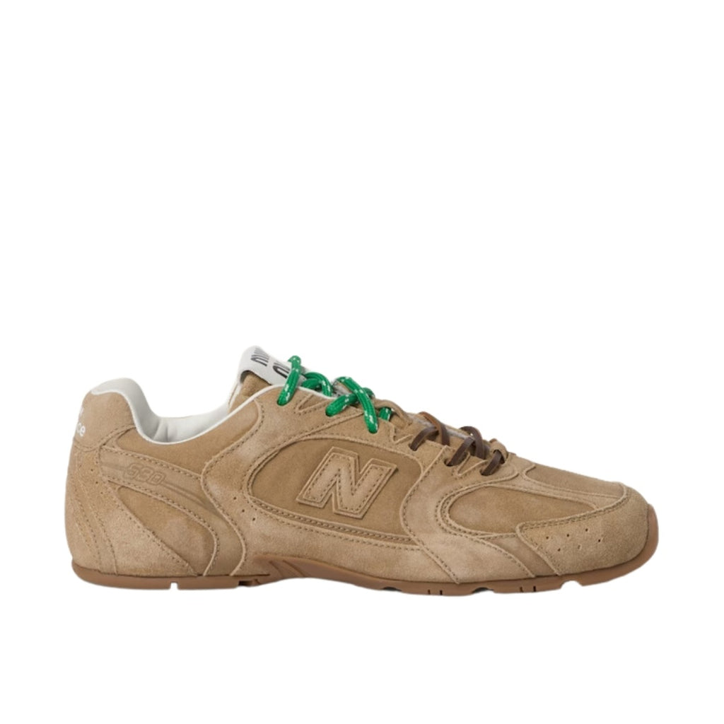 MIU MIU X NEW BALANCE SL SUEDE SNEAKER ECRU