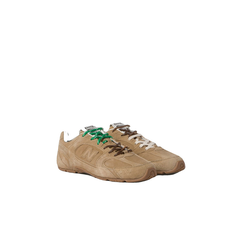 MIU MIU X NEW BALANCE SL SUEDE SNEAKER ECRU