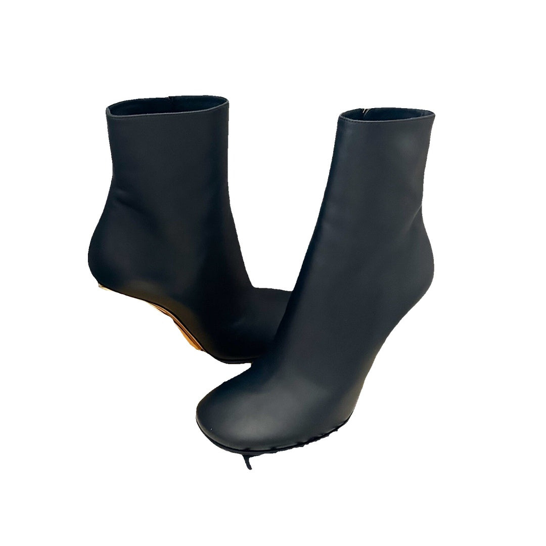FENDI NAPPA FIRST 95MM ANKLE BOOT BLACK