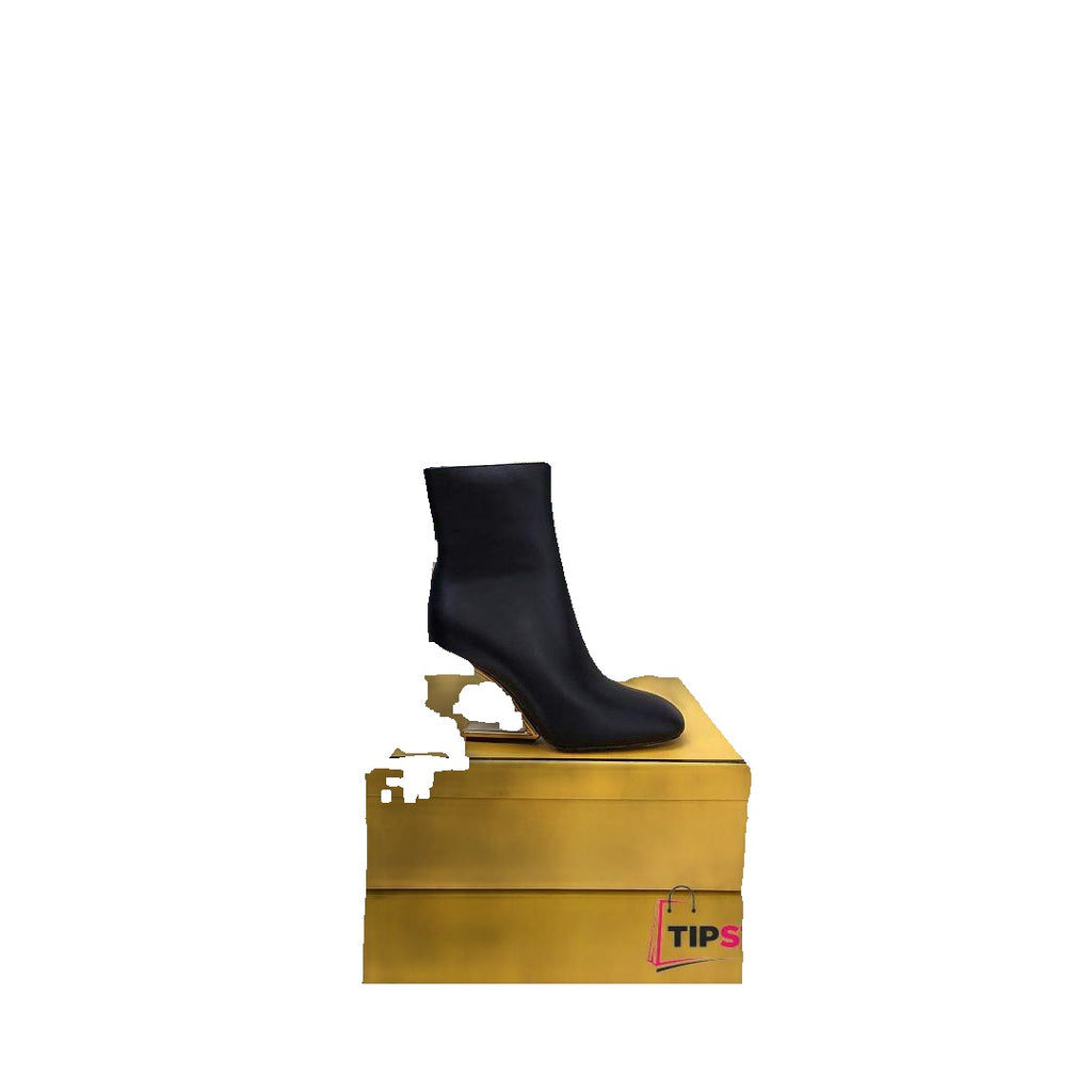 FENDI NAPPA FIRST 95MM ANKLE BOOT BLACK