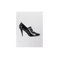 Givenchy Patent Calfskin Square Toe Pump Deep Red